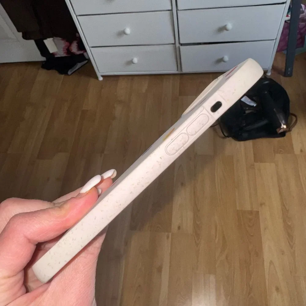 iPhone 12 Pro Max Eco-Friendly White Fruit Pattern Phone Case - Unbranded